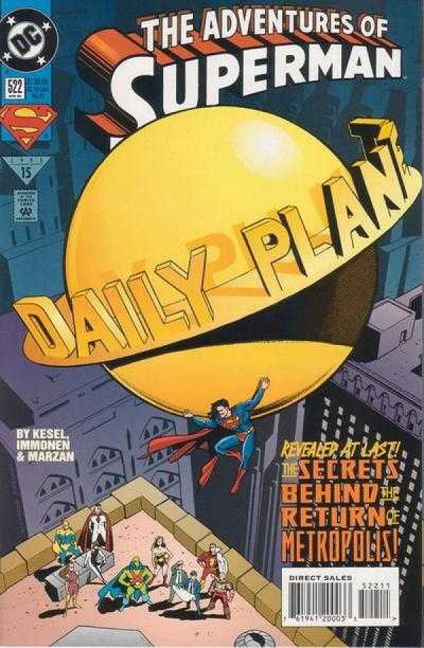 Adventures of Superman #522 null cover