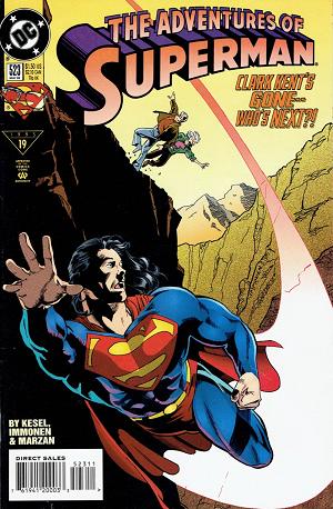 Adventures of Superman #523 cover
