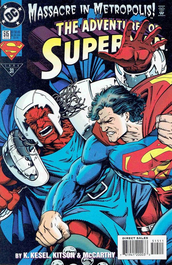 Adventures of Superman #515 null cover