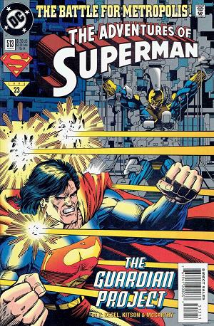 Adventures of Superman #513 cover