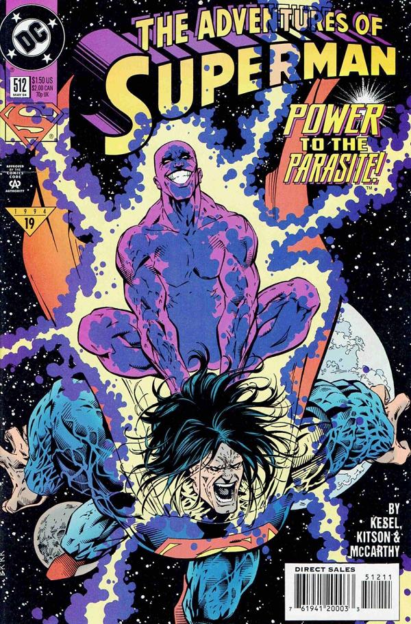 Adventures of Superman #512 null cover