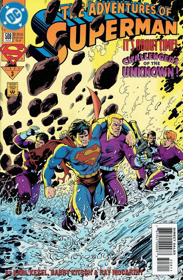 Adventures of Superman #508 null cover