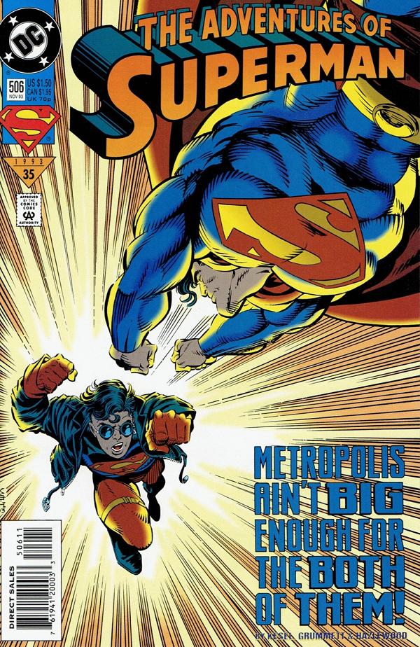 Adventures of Superman #506 cover