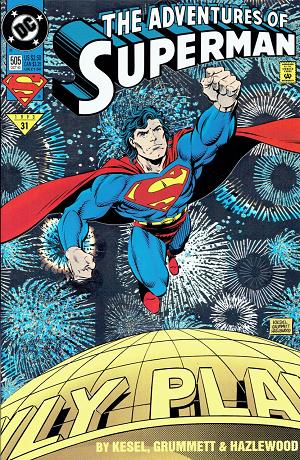 Adventures of Superman #505 cover