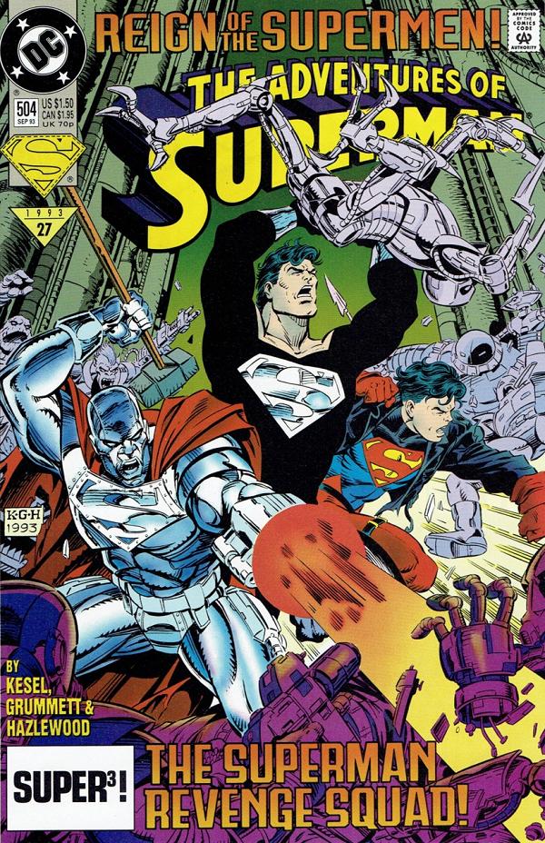 Adventures of Superman #504 null cover