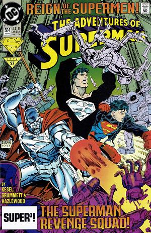 Adventures of Superman #504 cover