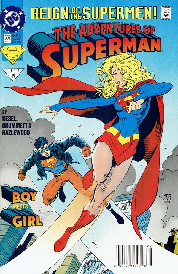 Adventures of Superman #502 null cover