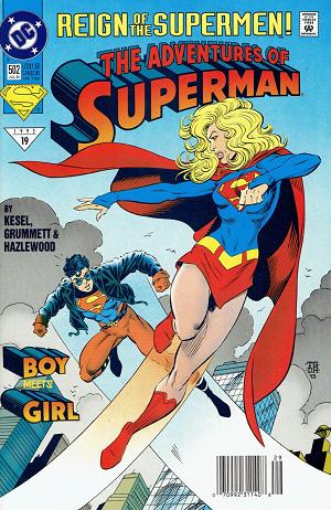 Adventures of Superman #502 cover