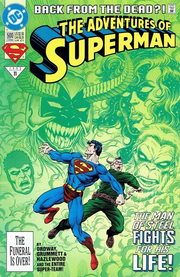 Adventures of Superman #500 cover