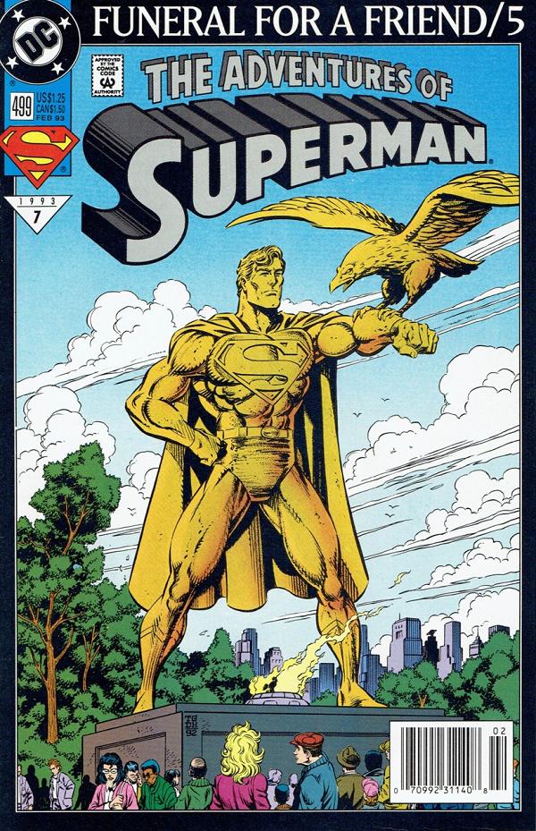 Adventures of Superman #499 null cover