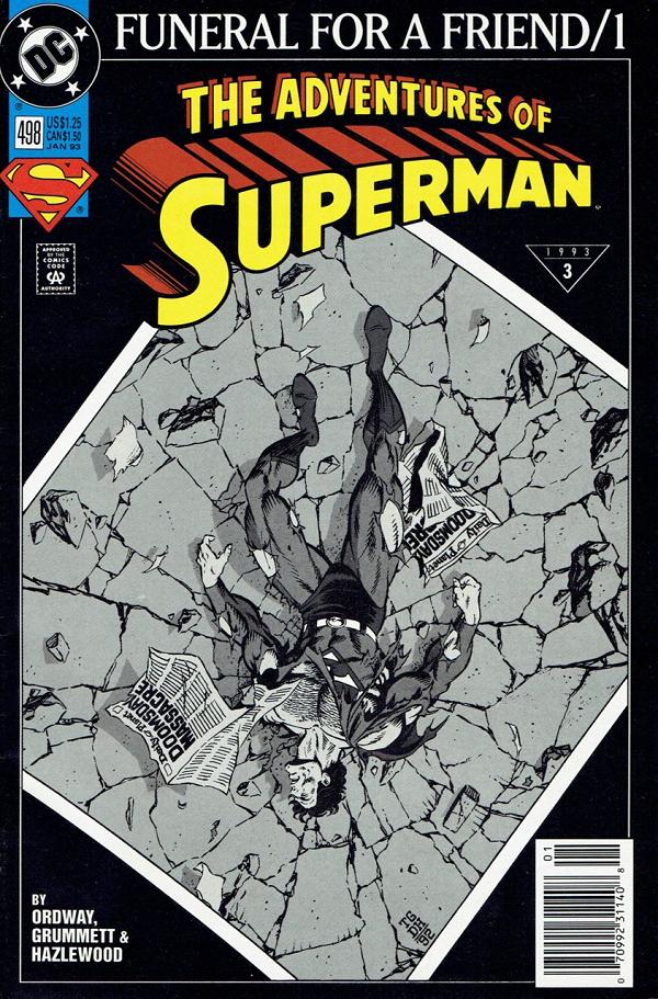 Adventures of Superman #498 null cover