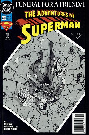 Adventures of Superman #498 cover