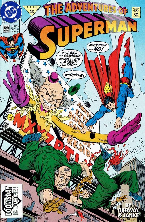 Adventures of Superman #496 null cover