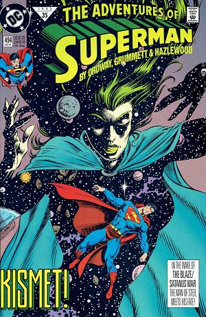 Adventures of Superman #494 cover