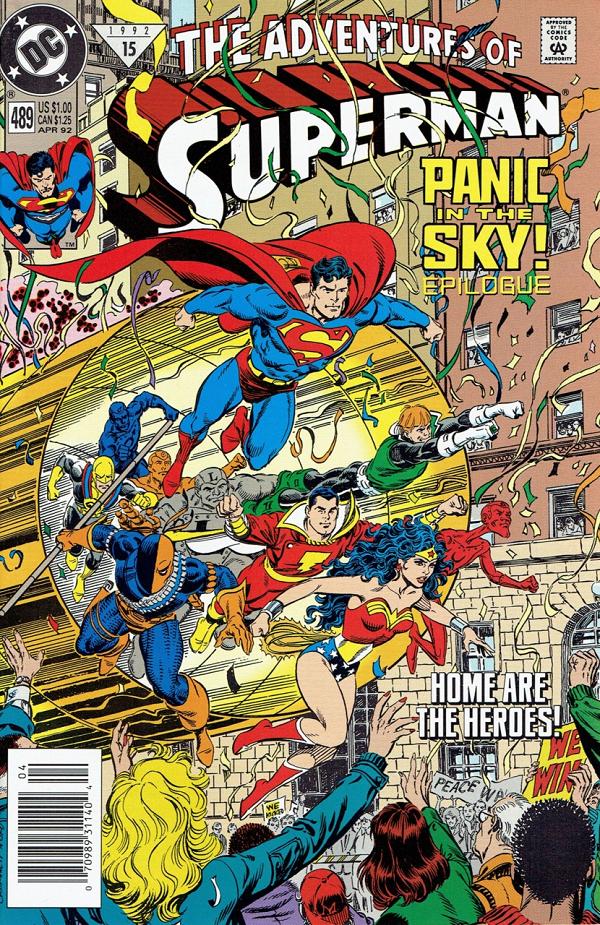 Adventures of Superman #489 null cover