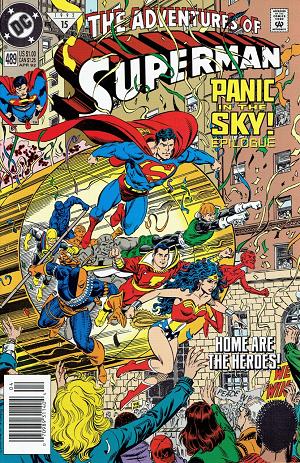 Adventures of Superman #489 cover