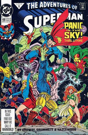 Adventures of Superman #488 cover