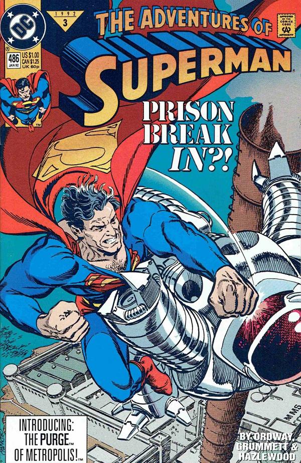 Adventures of Superman #486 null cover