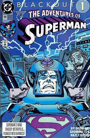 Adventures of Superman #484 cover