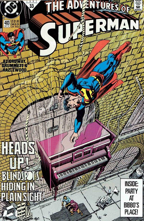Adventures of Superman #483 null cover