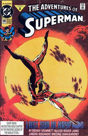 Adventures of Superman #480 cover