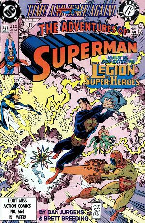 Adventures of Superman #477 cover
