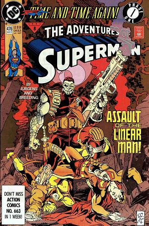 Adventures of Superman #476 cover