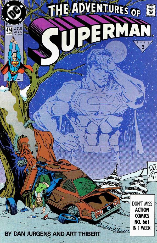 Adventures of Superman #474 null cover