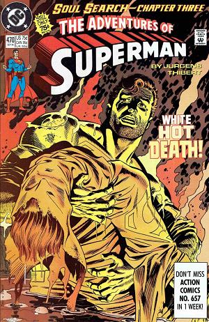 Adventures of Superman #470 cover