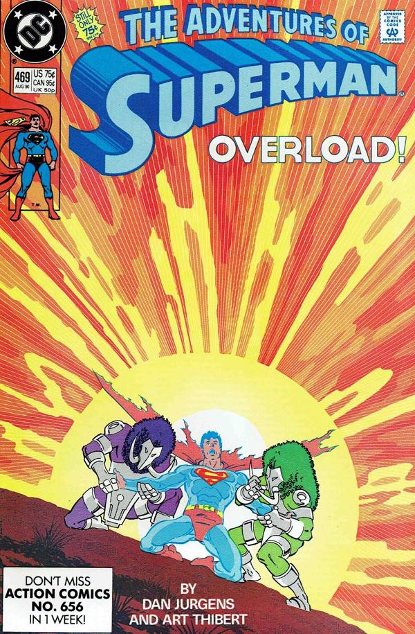 Adventures of Superman #469 null cover