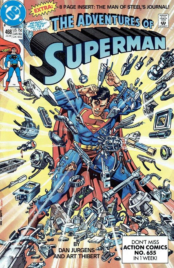 Adventures of Superman #468 null cover