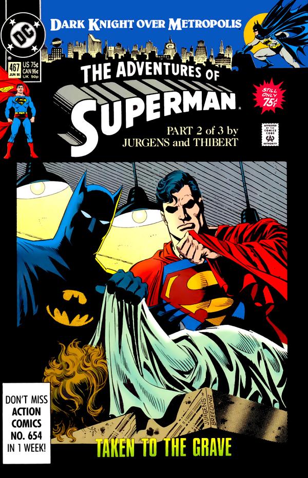 Adventures of Superman #467 null cover