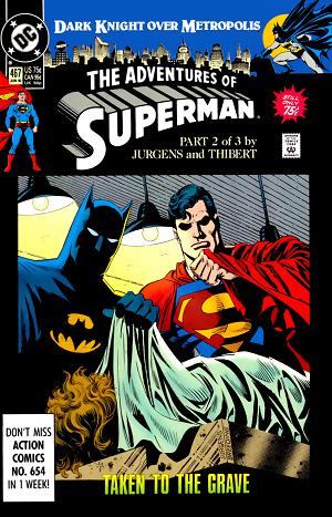 Adventures of Superman #467 cover