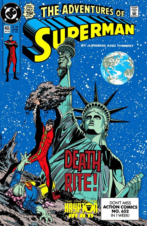Adventures of Superman #465 null cover