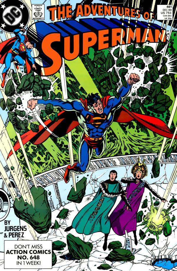 Adventures of Superman #461 null cover