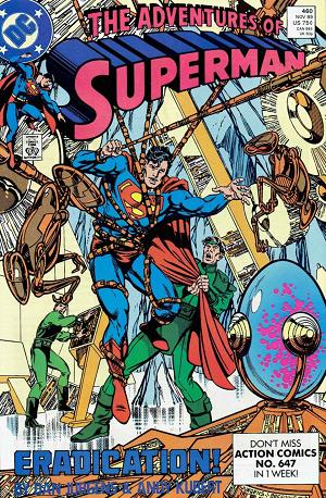 Adventures of Superman #460 cover