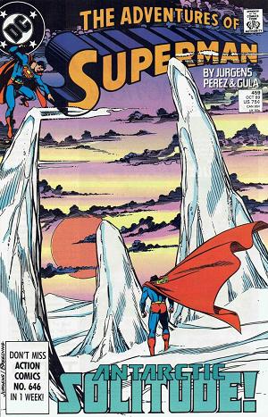 Adventures of Superman #459 cover