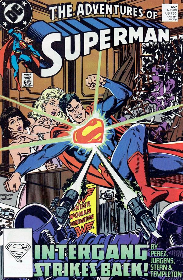 Adventures of Superman #457 null cover