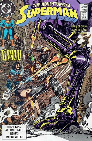 Adventures of Superman #456 cover