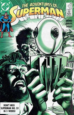 Adventures of Superman #455 cover