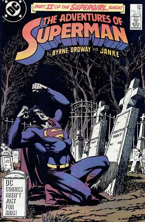 Adventures of Superman #444 cover