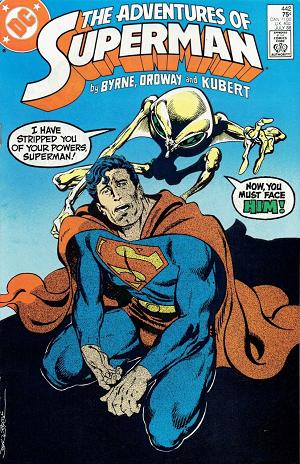 Adventures of Superman #442 cover