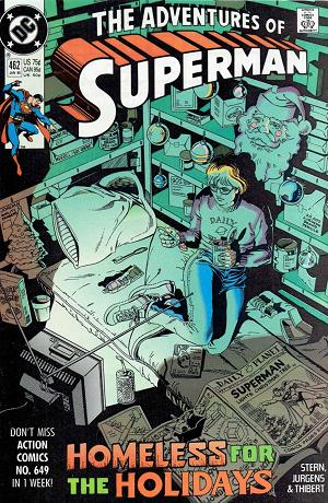Adventures of Superman #462 cover