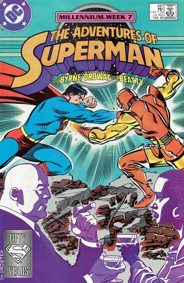 Adventures of Superman #437 null cover