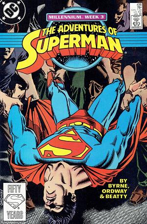 Adventures of Superman #436 cover