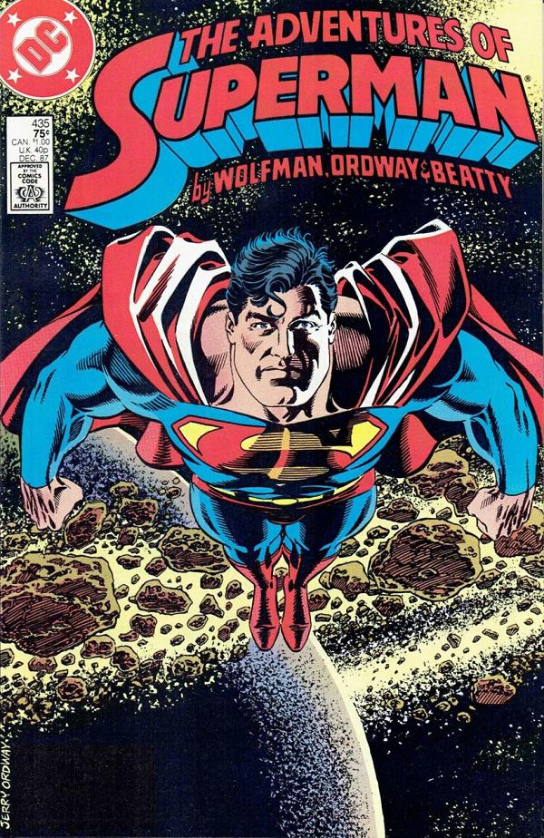 Adventures of Superman #435 cover