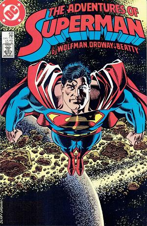 Adventures of Superman #435 cover