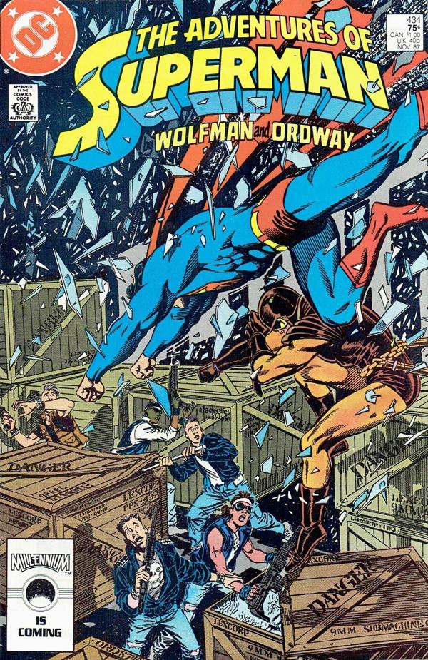 Adventures of Superman #434 null cover
