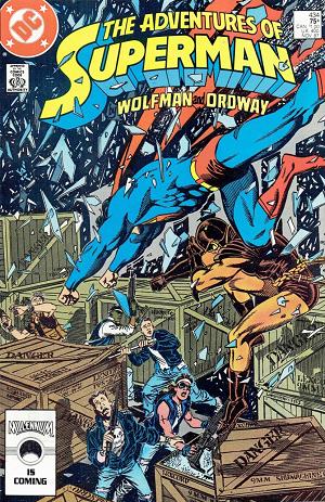 Adventures of Superman #434 cover
