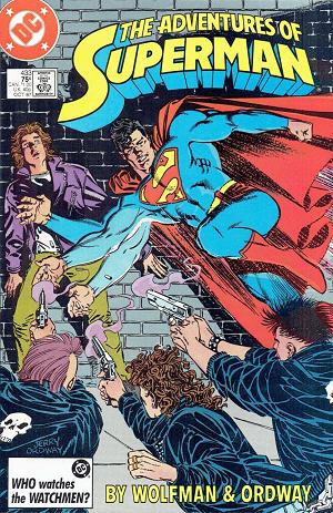 Adventures of Superman #433 cover